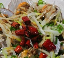 Spicy Garlic Scallops