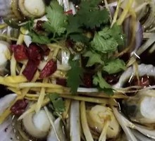 Spicy Garlic Scallops