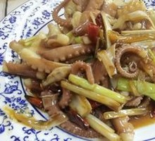 Spicy Squid Stir-Fry