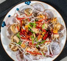 Spicy Garlic Scallops