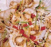 Spicy Garlic Scallops