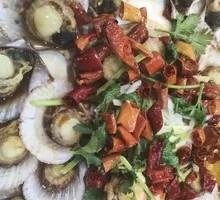 Spicy Garlic Scallops