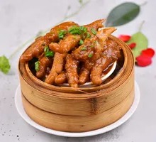 Steamed Chicken Feet in Fermented Black Bean Sauce