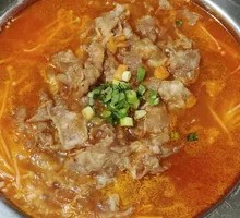 Beef and Enoki Mushroom Hot Pot