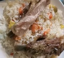 Double Lamb Shank Pilaf