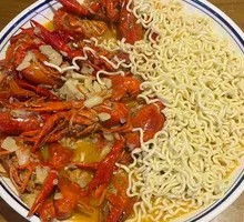 龙虾尾拌面