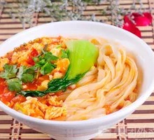 Tomato Egg Noodle Soup