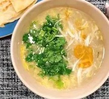 Egg Soup with Egg Mixture