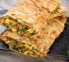 Beef and Whole Grain Pancake