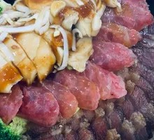 Salt-Baked Chicken and Preserved Meat Rice Bowl