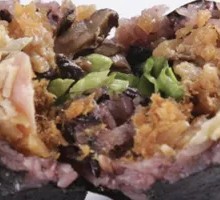 Kimchi Rice Ball with Meat Floss