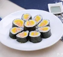 Grilled Egg Yolk Sushi