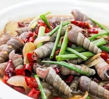 Spicy Razor Clams
