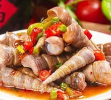 Spicy Razor Clams