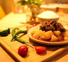 Heart Meat Potato Rice
