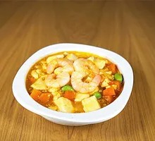 Shrimp in Tofu