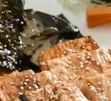 Grilled Salmon Head