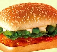 Orleans Grilled Chicken Leg Burger