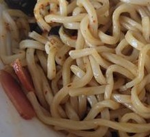 Green Pepper Egg Fried Sauce Noodles