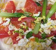 Tomato Noodles with Sauce