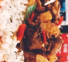 Braised Chicken with Rice