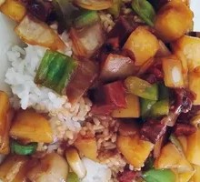 Beef and Potato Rice Bowl