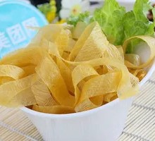 Oil-soaked tofu skin