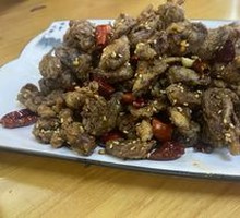 Dry-Fried Chicken Hearts