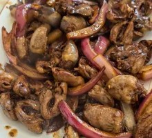 Stir-fried Chicken Hearts