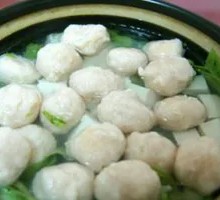 砂锅鸡肉丸