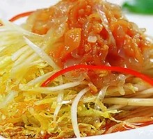 白菜拌蜇皮