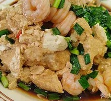 Oil-Poured Seafood Tofu
