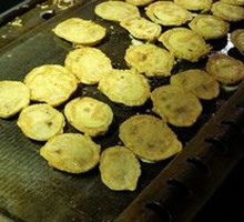 Eggplant and Lotus Root Stuffed Fritters