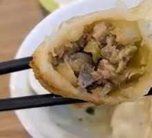 豆角肉锅贴
