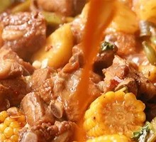 Firewood Pork Rib and Chicken Stew