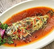 Oil-Poured Blackhead Fish