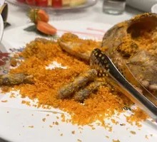 Braised Bread Crab in Wok