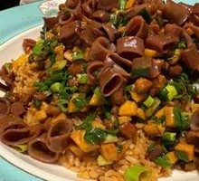 Sea Cucumber Rice Toss