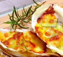 Baked Oysters with Cheese