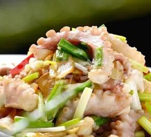 Scallion Stir-fried Octopus
