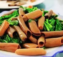 Chinese Sea Cucumber and Leek Stir-fry