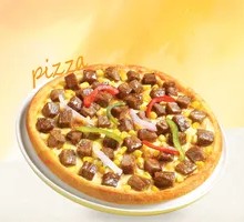 Black Pepper Steak Pizza