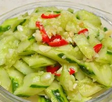 Garlic Cucumber Salad