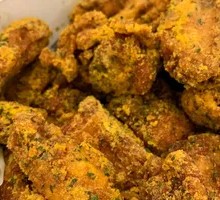 Cheese Snowflake Fried Chicken