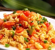 Scrambled Eggs with Tomatoes