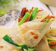 Potato Shreds with Boiled Egg in Wraps