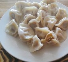 Chinese cabbage and pork dumplings