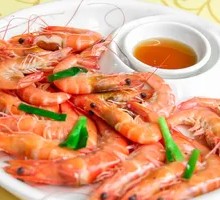 Boiled Shrimp in Salt Water