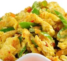 Egg with Green Chili