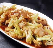 Stir-fried Cauliflower with Pork